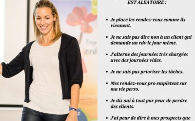 L’ORGANISATION DE MON PLANNING EST ALEATOIRE !