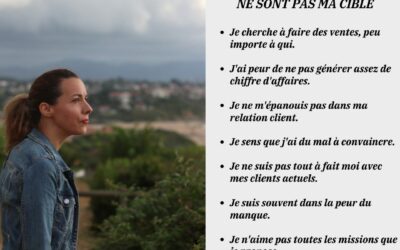 J’ACCEPTE DES CLIENTS QUI NE SONT PAS MA CIBLE