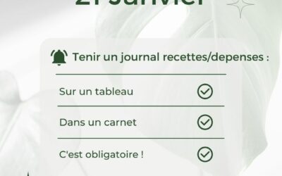 21.01 TENIR UN JOURNAL RECETTES ET DEPENSES