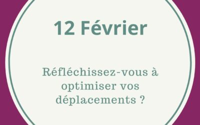 12.02 OPTIMISER SES DEPLACEMENTS