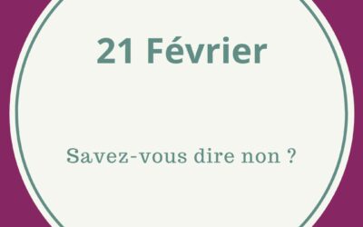 21.O2 SAVEZ-VOUS DIRE NON ?