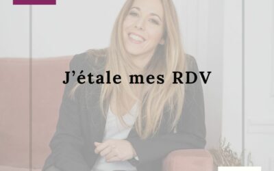 11.09 J’ETALE MES RDV